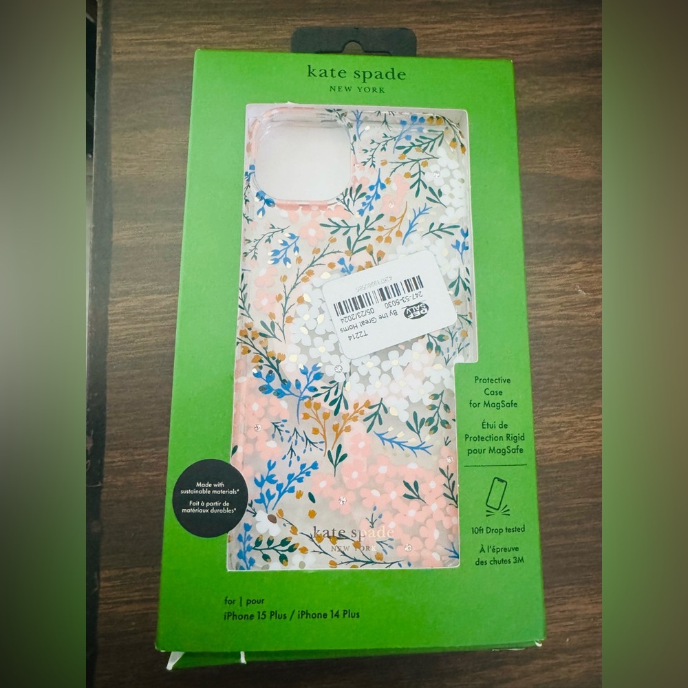 Brand new- Kate spade iPhone 15 PLUS case